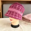 Chapéu de Balde Quente Espesso de Inverno para Mulheres Idosas, Chapéu de Algodão Tricotado para Avós de Meia-Idade e Idosas, Chapéu de Lã Feminino