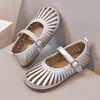 Nuevos Zapatos de Princesa de Cristal para Niñas, Estilo Nuevo de Alta Gama Otoño Temprano 2026, Zapatos de Cuero para Niña Pequeña, Sandalias Mary de Suela Suave