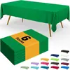 Mantel cuadrado desechable de PEVA, superventas transfronterizo, impermeable, a prueba de aceite, fácil de limpiar, mantel de alta calidad para bodas, fiestas y días festivos
