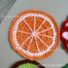 Posavasos Tejidos a Mano Serie Frutas, Productos de Ganchillo Aislantes del Calor Divertidos y Creativos de Venta Caliente Transfronteriza, Venta al por Mayor Directamente del Fabricante