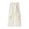 Pantalones de Trabajo Retro Americanos Ot para Hombre con Múltiples Bolsillos de Pierna Recta Pantalones Casuales de Trabajo para Hombre