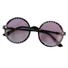 Gafas de sol redondas con letras para moda infantil, Gafas con protección UV para niños y niñas, Gafas de sol para niños, Gafas de sol de moda estilo coreano