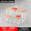 Escritorios y Sillas Clase de Capacitación Mesa de Estudio Clase de Tutoría Escolar Clase de Tutoría Esquina Redondeada Escritorio y Silla para el Hogar Estudiantes de Primaria y Secundaria y Niños