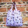 Bolsa de Compras de Supermercado Mediana en Stock, Bolsa de Compras Ecológica Plegable Ligera, Bolsa de Almacenamiento Portátil Tela Oxford 210D
