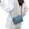 Bolso de Mujer de Cuero Genuino Bolso Cuadrado Pequeño Bolso Mensajero de Alta Gama Moda Combinable Gran Capacidad Bolso de Mujer de Piel de Vaca Bolso de Mujer Transfronterizo Venta al por Mayor