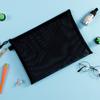 Bolsa de archivo transparente A4 con cremallera de malla para almacenamiento, bolsa para exámenes de estudiante, bolígrafo, bolsa de archivo de datos de oficina A5, outlet de fábrica