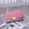 2026 Nuevo Modelo Mini Cartera, Estilo Mediano-Largo, Versión Coreana para Mujer, Cartera Retro Mate, Envío Directo de una Pieza, Estilo Delgado