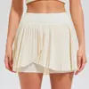 Conjunto de Roupa Esportiva Transfronteiriça Caijue para Mulheres, Roupa de Yoga Respirável, Roupa de Fitness de Manga Curta, Conjunto de Roupa Slim-Fit para Badminton e Tênis para Mulheres