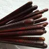 Fábrica de atacado pauzinhos de madeira chineses moendo cabeça redonda criativo artesanato presente pauzinhos hotel utensílios de mesa domésticos