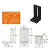 Conector de Soporte de Estante de Perfil de Aluminio 20/30/40 Perfil de Soporte de Marco Lado Exterior Tablero de Escritorio Tablero de Madera Pieza de Fijación