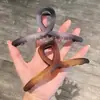 Pinza para el cabello grande estilo degradado mate de 13 cm con temperamento de alta gama, pinza para el cabello para niñas, pinza para el cabello para la parte posterior de la cabeza, disco para sujetar el cabello, pinza de tiburón