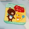 15*15 Impressão Digital Absorvente Macio Desenho Animado Variedade de Bebês Meninos e Meninas Crianças Toalhas Pequenas de Algodão Toalhas Quadradas Pequenas para Crianças Pequenas