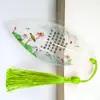 Marcador de estilo chino en stock marcador creativo de vena de hoja de poesía clásica para enviar a amigos extranjeros regalo de graduación marcador al por mayor