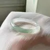 Pulseraancha de Jade de Hielo Natural de Tianshan de Xinjiang al por mayor con Brillo de Piedra Preciosa, Color Esmeralda, Tipo Hielo y Patrones de Flores