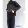 Camisa de manga larga con letras 2024, estilo japonés, estilo Hong Kong, holgada, para niño, chaqueta informal de verano a la moda que combina con todo.