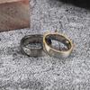AliExpress comercio electrónico transfronterizo suministro estilo japonés y coreano simple creativo diamante acero inoxidable anillo unisex joyería