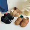 Sapatos de Algodão para Bebê Outono e Inverno Novo Modelo 2025 Sapatos Forrados com Fleece para Crianças Meninos e Meninas Botas de Neve com Biqueira Dividida Falsa Sapatos de Algodão Duplo Birkenstock