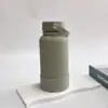 Tetera Espacial Transfronteriza Tetera Deportiva Taza de Vacío de Acero Inoxidable 304 Tetera de Viaje de Boca Grande Estilo Americano para Montañismo al Aire Libre