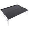 Mesa Plegable Simple Multifuncional de Lujo Ligero Mesa Individual Camping Portátil Mesa de Aleación de Aluminio Placa de Aluminio Tienda Mesa Pequeña Plegable