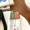 Capivara de Desenho Animado Andorinha-de-cauda-longa Clipe PP Acrílico Caderno de Recibos Pequeno Clipe Papelaria de Escritório Presente