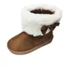 Botas de neve infantis 2026 inverno, unissex, forradas com fleece, sapatos quentes de algodão, versáteis, leves, sapatos de princesa para bebê, estilosos