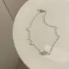 Collar de Perlas con Mariposa Dulce y Etéreo para Mujer ~ Cadena de Clavícula de Perla de Cristal con Temática de Bosque Estilo Ins Joyería
