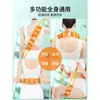 Masajeador de Espalda para Hombro, Cuello y Limpieza de Meridianos de Espalda con Bolas Rodantes, Rodillo Manual para Automasaje