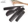 Suministro directo de fábrica Peine de corte de pelo Tony cover peine de plástico para el cabello Negro juego de 4 peines para cabello lacio impresión de LOGO venta al por mayor