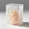 Fábrica de Origem Yiwu Hot Stamping Logotipo Pet Caixa de PVC Transparente Esponja de Maquiagem Personalizada Embalada em Caixa de PVC Esponja de Maquiagem