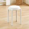 Banqueta de Plástico Doméstica Espessada Empilhável Banqueta Macia Moderna Simples Sala de Estar Mesa de Jantar Banco Alto Cadeira Reserva