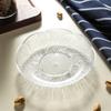 Plato de Frutas Sala de Estar Hogar Plato de Aperitivos 2024 Nuevo Plato de Frutas de Alto Valor Lujo Ligero Transparente Plato para Escupir Huesos