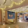 Diseño de Tela Colgante de Techo para Interiores para Bares y Restaurantes de Moda, Fondo de Decoración de Techo para Restaurantes de Hot Pot y Barbacoa