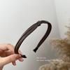 Corea del Sur Dongdaemun Temperamento Simple Nudo Temperamento Aro para Cabello Fino Elegante de Alta Gama Combinable para Exterior Diadema de Presión para Cabello Accesorios para el Cabello