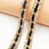 Lujo Ligero Resistente Terciopelo con Lentejuelas Tejido Cadena Metálica Cadena Decorativa para Ropa y Bolsos Accesorios DIY Cadena Venta al por Mayor