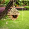Jardim de infância pendurado ornamento anel criação ambiente layout material pingente decoração Mori ninho de pássaro Mori folha verde vime ninho de pássaro