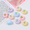 Mini pastel de cereza, comida para jugar, dibujos animados, hecho a mano, bricolaje, horquilla para uñas, crema, pegamento, accesorios de joyería, accesorios de resina