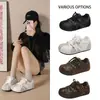 2026 Zapatos Blancos Mujer Otoño Nuevo Estilo Versión Coreana ins Estudiante Femenina Casual Deportivos Versátiles Zapatos Forrest Gump Estilo Callejero F551