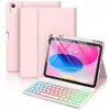 Estojo Protetor com Teclado Bluetooth e Mouse Coloridos RGB Adequado para Samsung TabS10Lite A11+A9+plus