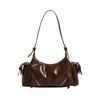 Bolso Versátil para Mujer de Otoño para el Trabajo Nuevo Bolso Simple para Moto Debajo del Brazo Bolso Cruzado de Hombro Único de Nicho