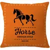 Funda de Almohada Geométrica de Caballo Transfronteriza Estilo Nórdico para Sala de Estar Sofá Funda de Cojín Decoración del Hogar Amazon Funda de Almohada