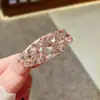 Pinza de Pelo de Diamantes Completa de Lujo, Pinza Lateral para Mujer, Pinza de Pato de Pedrería de Gama Alta, Pinza para Flequillo, Pinza para la Parte Posterior de la Cabeza, Accesorio para el Cabello