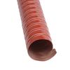 Tubo de Ventilación Resistente a Altas Temperaturas Tubo Vulcanizado de Silicona Roja Manguera de Vapor de 300 Grados con Alambre de Acero Tubo de Ventilación de Escape Ignífugo