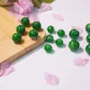 Cuentas de piel de rana de la Edad Media tardía cuentas de vidrio antiguo de flor de melocotón pulsera collar accesorios material fabricantes al por mayor cuentas DIY
