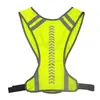 Chaleco reflectante de alta venta transfronteriza para ciclismo al aire libre para seguridad en la conducción nocturna, chaleco reflectante para correr de noche, ten cuidado con la seguridad