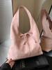 Bolso Esmerilado de Gran Capacidad Transfronterizo para Mujer 2024 Nuevo Otoño e Invierno Combinable Casual para Desplazamiento Bolso de Hombro Nicho Sobaco