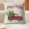 26 Estilo Novo Árvore de Natal Múltiplos Estilos Capa de Almofada Ano Novo Capa de Almofada Árvore de Natal Alce Floco de Neve Almofada Atacado