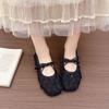 Zapatos Planos Tallas Grandes para Mujer 36 a 42, Suelas Ensanchadas para Mujer, Nuevos Zapatos Mary Jane sin Cordones de Otoño, Sandalias de Verano