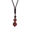Joias de Moda Europeias e Americanas Colar com Pingente de Ametista Natural 16MM Colar de Olho de Tigre Vermelho Ônix Joias Masculinas e Femininas