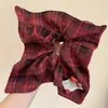 Goma para el pelo de niña con lunares y encaje, scrunchie de tela, estilo francés dulce, versátil, linda para coleta, accesorio para el pelo, estilo Ruth