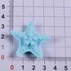 Simulação Grande Média Pequena Estrela do Mar DIY Acessórios para Joias de Resina Cola Creme Presilha de Cabelo Buraco Sapatos Acessórios Materiais